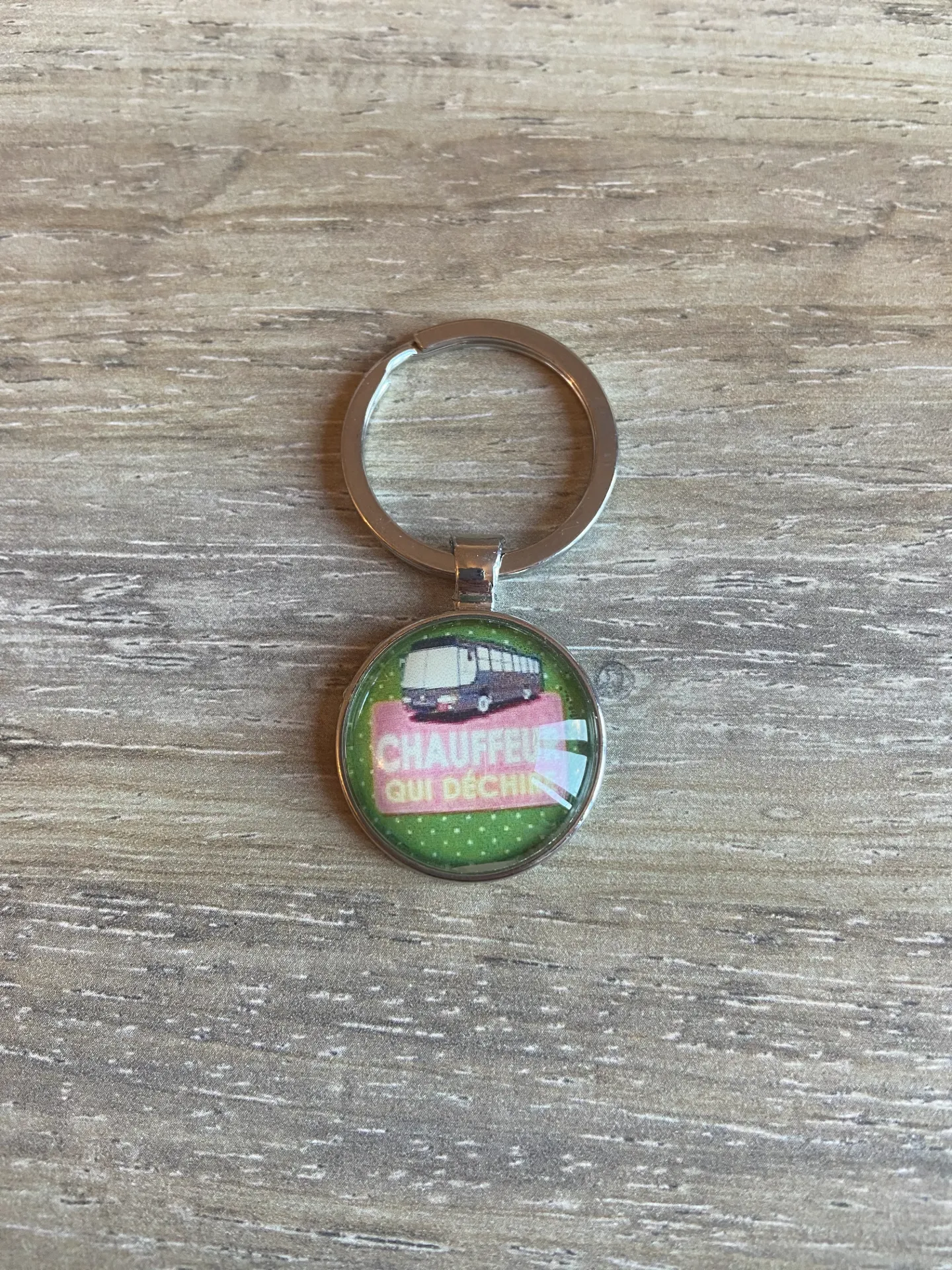 Porte-clé "chauffeur qui déchire"