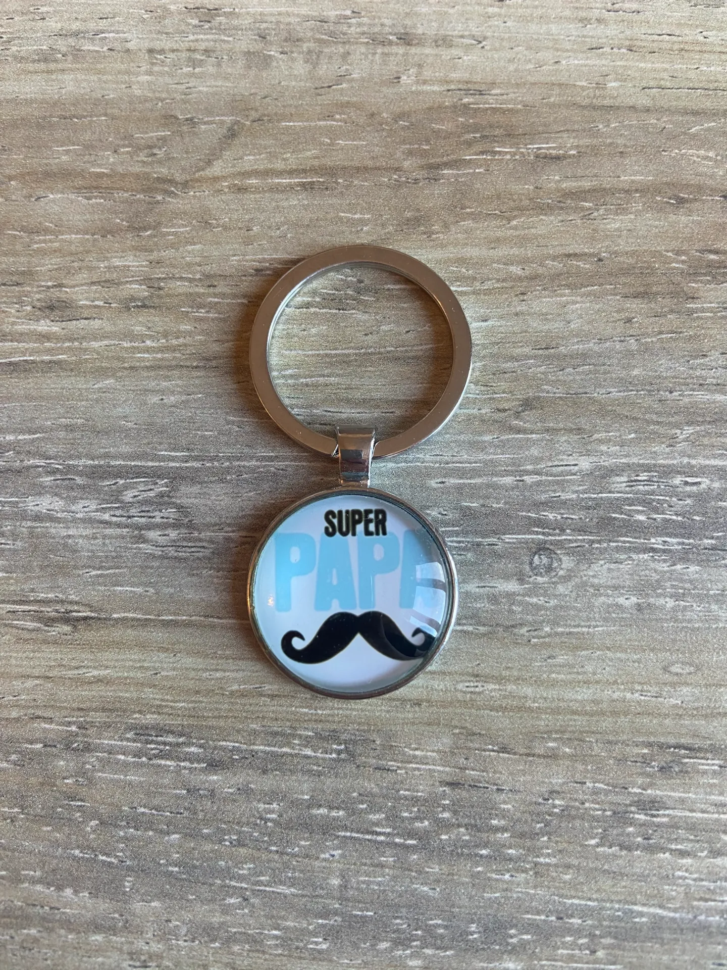 Porte-clé "super papa"