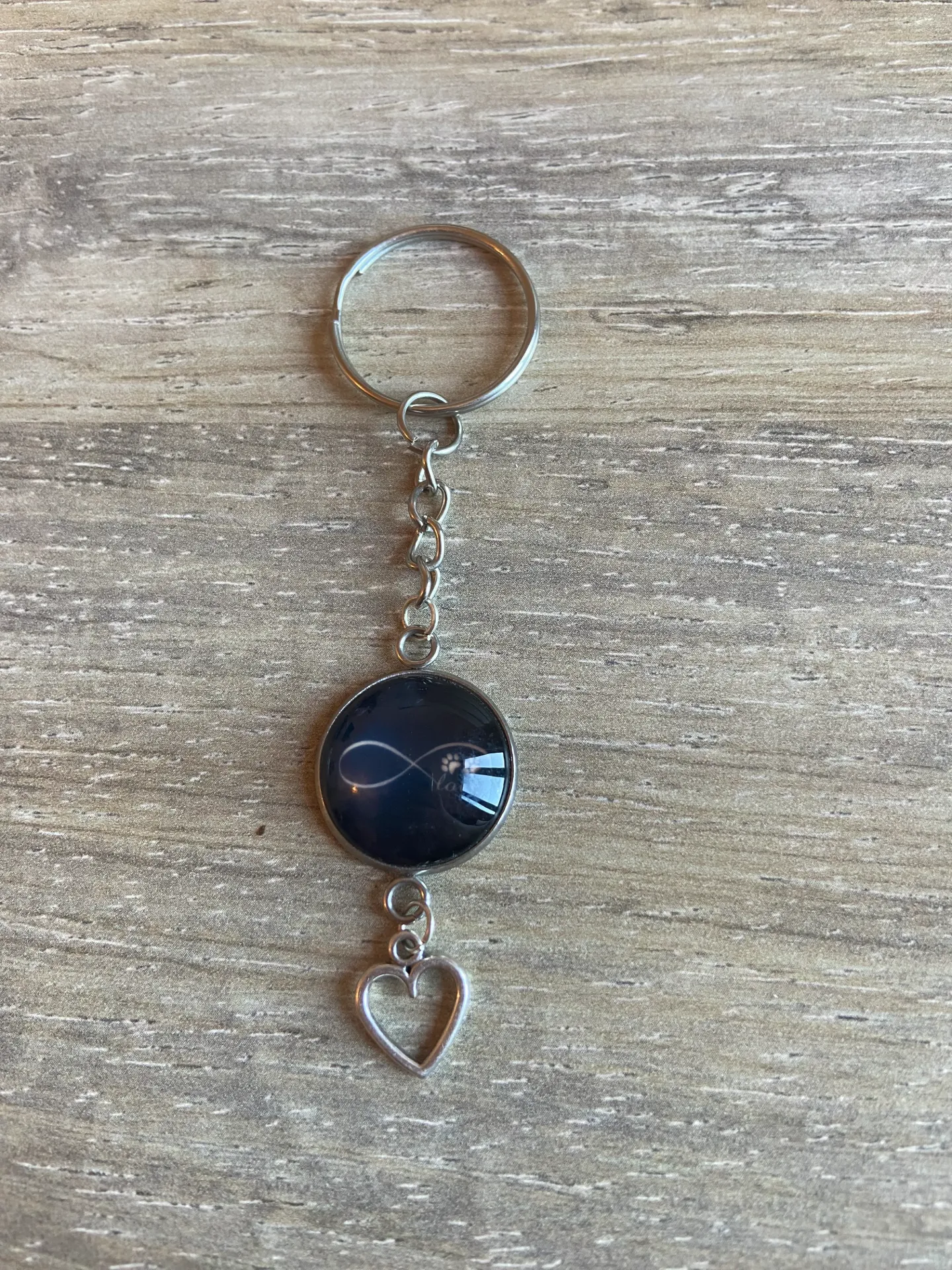Porte-clé infini avec pattes de chiens