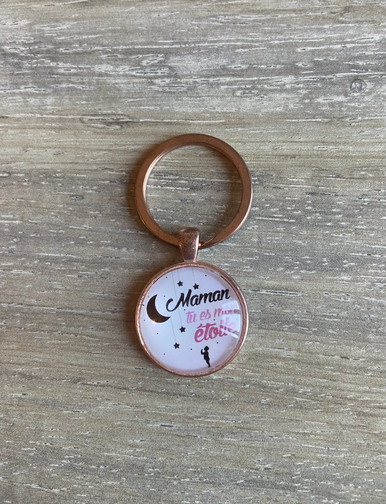 Porte-clé "maman tu es mon étoile"