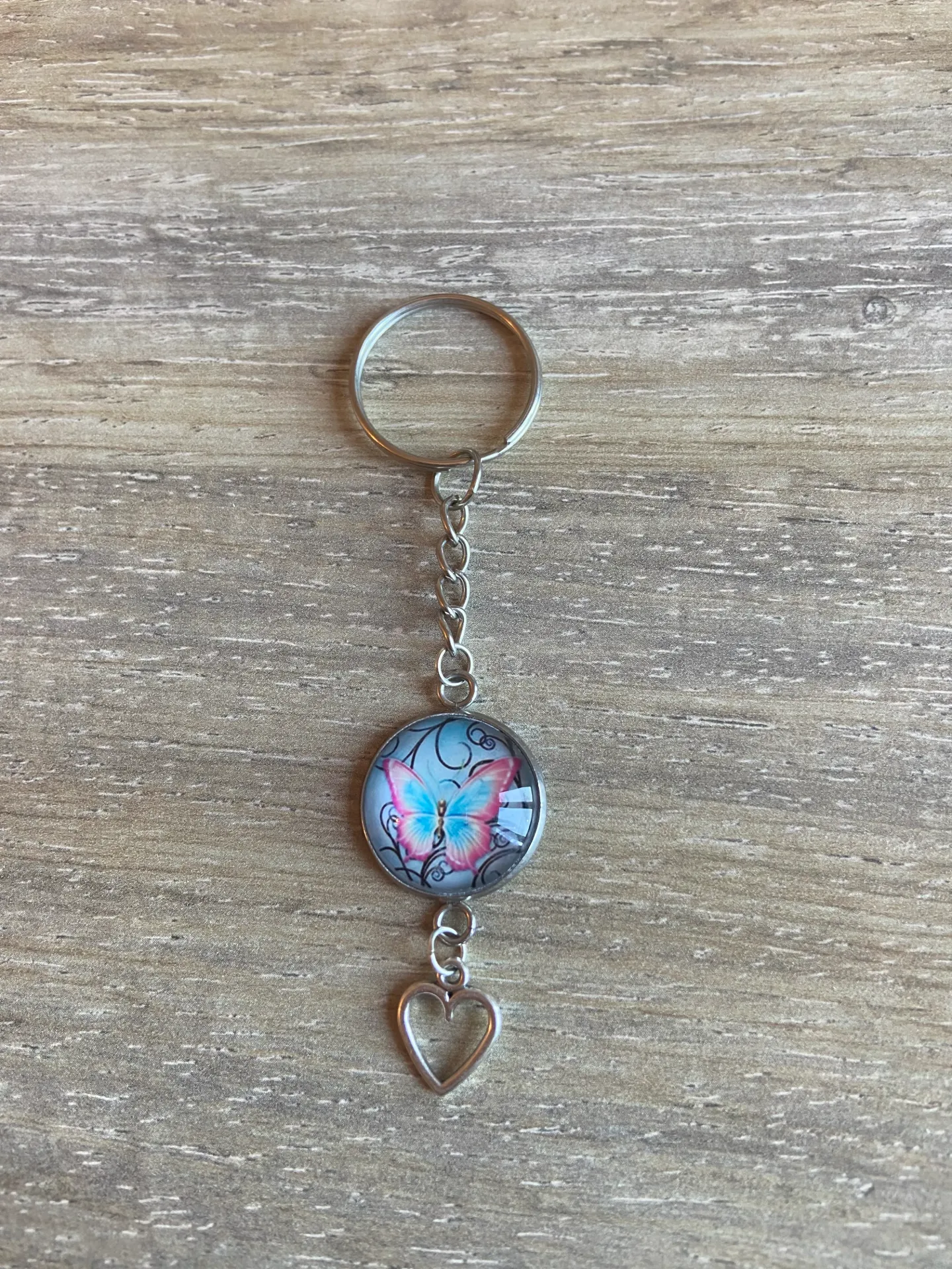 Porte-clé papillon