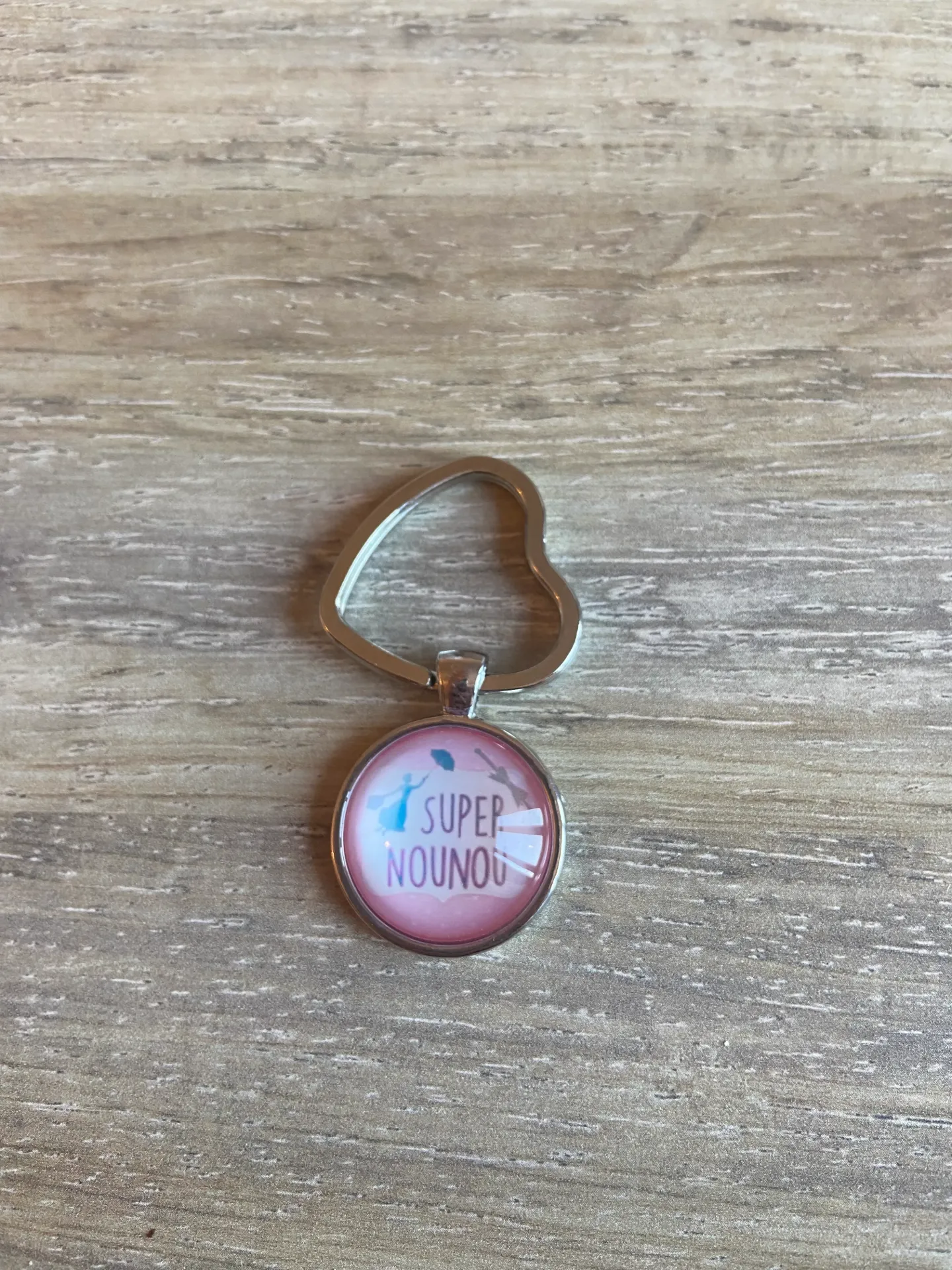 Porte-clé "super nounou"