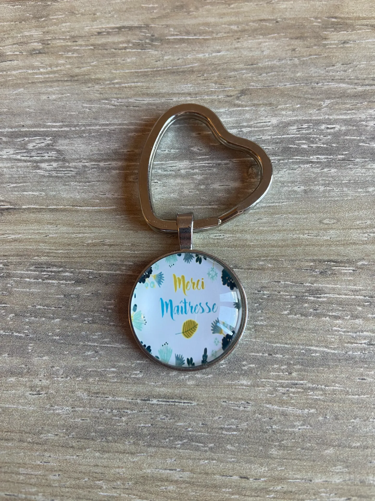 Porte-clé "merci maitresse"