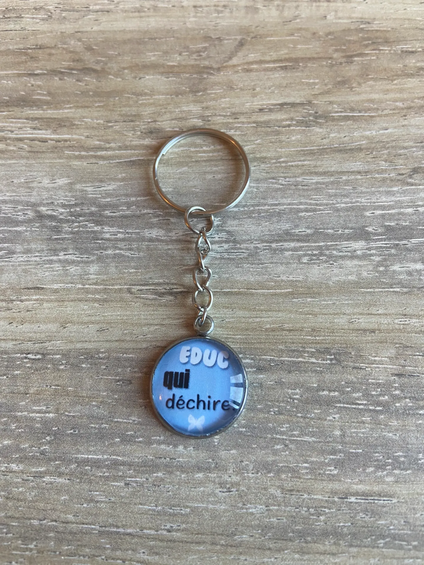 Porte-clé "éduc qui déchire"
