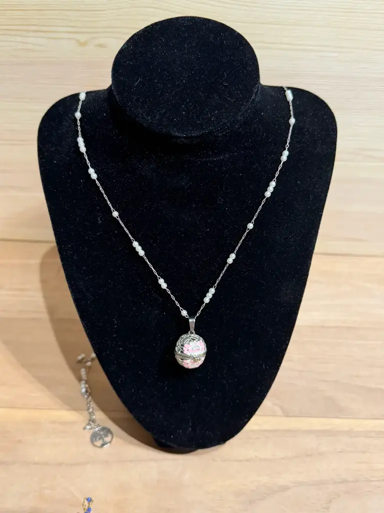 Bola de grossesse cage grise et rose 105cm