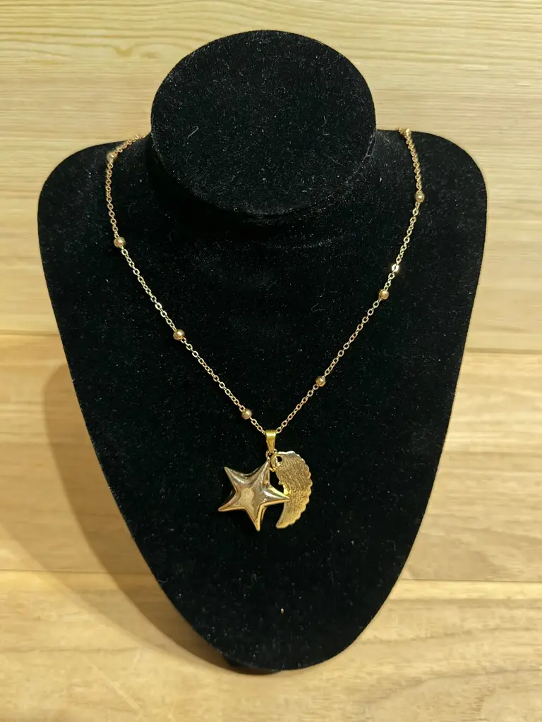 Bola de grossesse plume et étoile 100cm