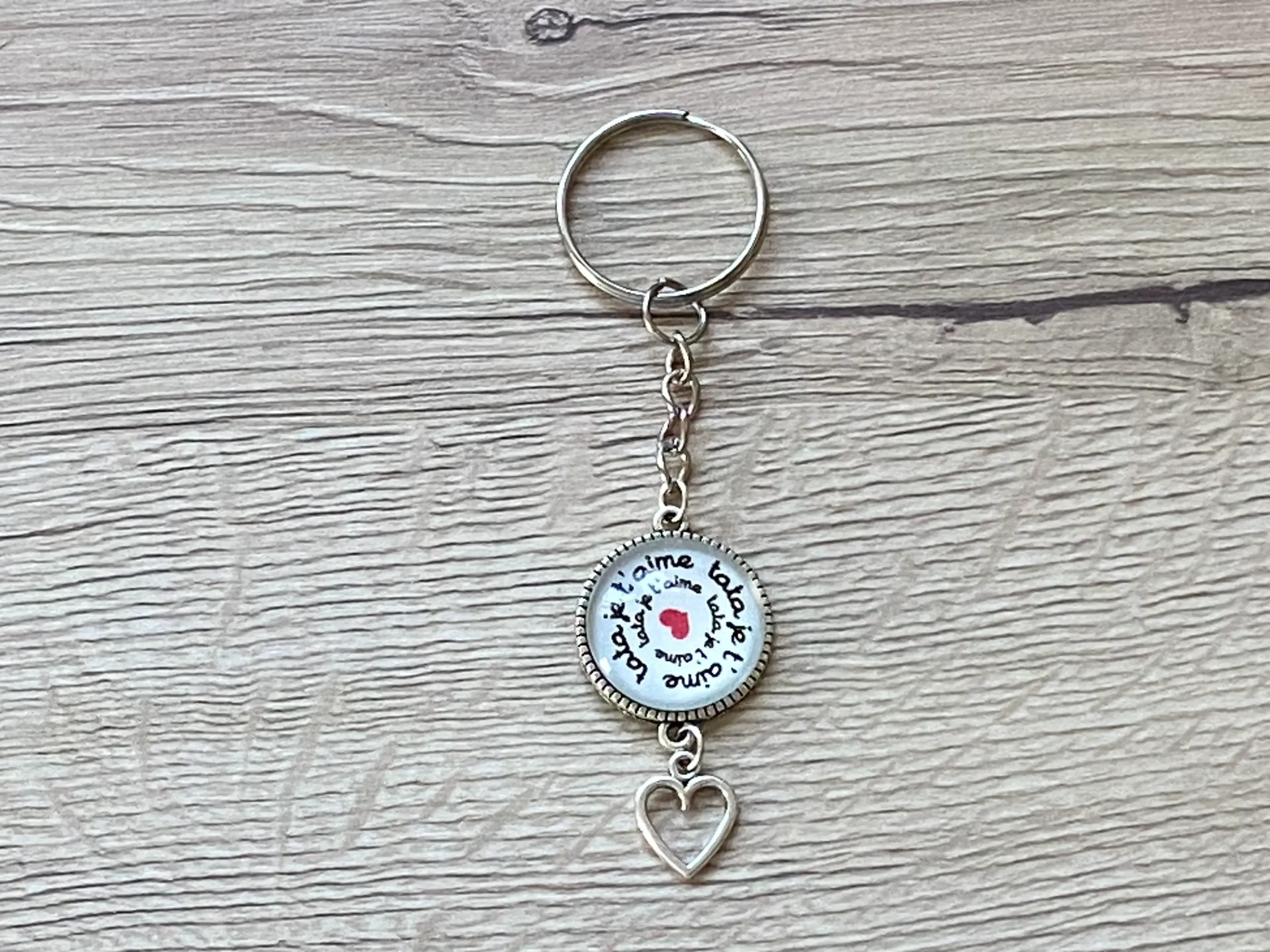 Porte-clé "tata je t'aime"