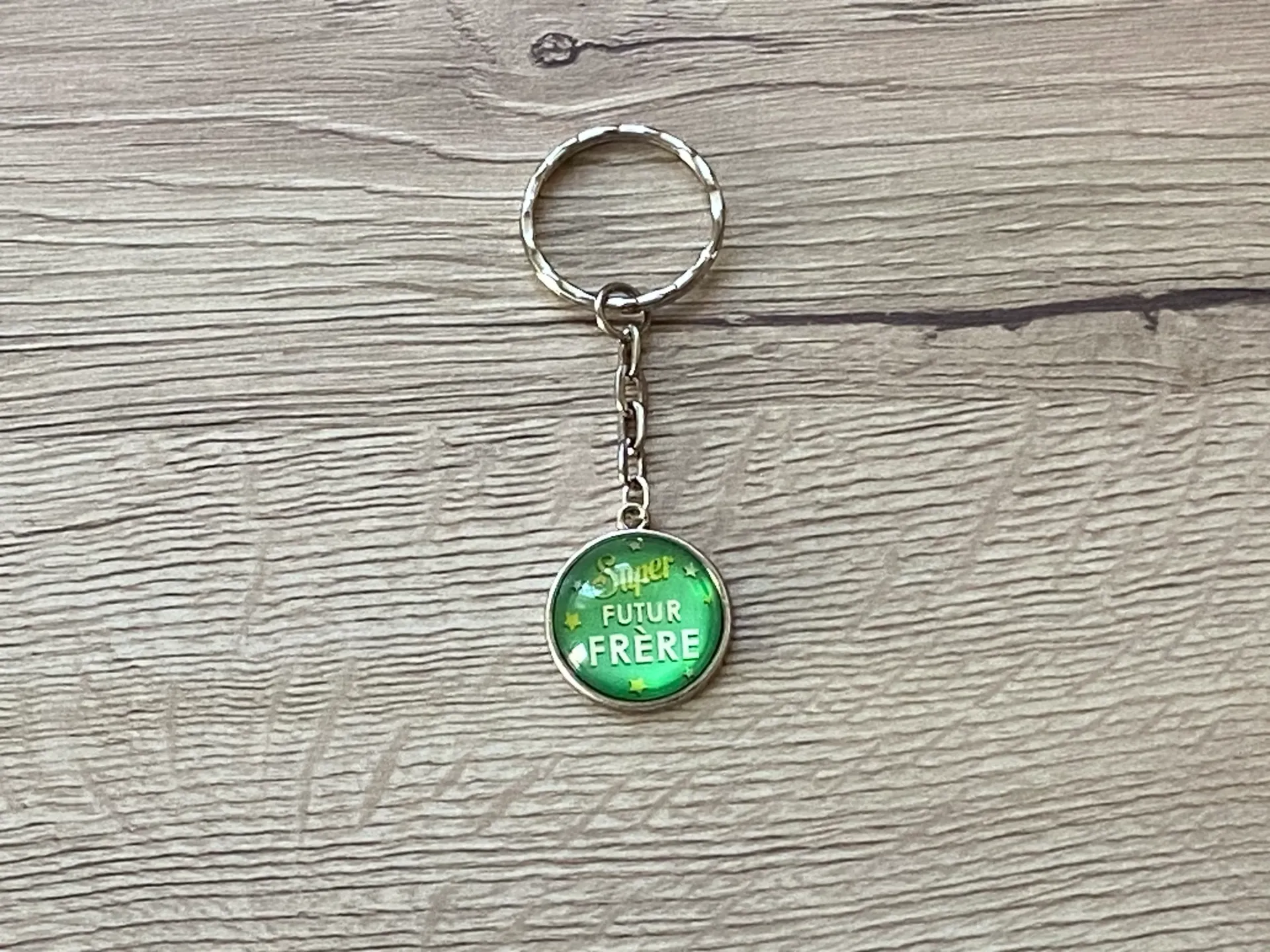 Porte-clé "super futur frère"