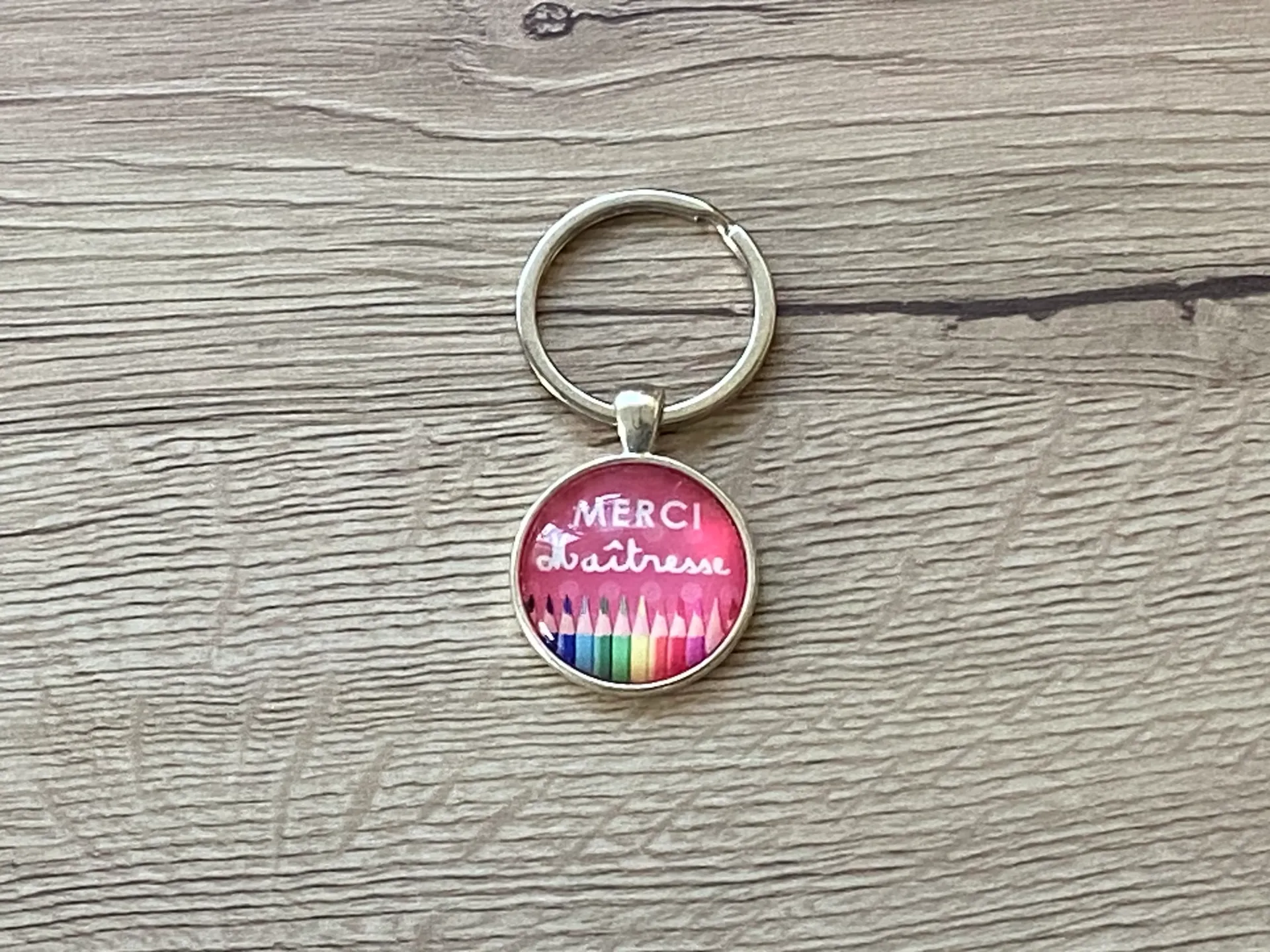 Porte-clé "merci maitresse"