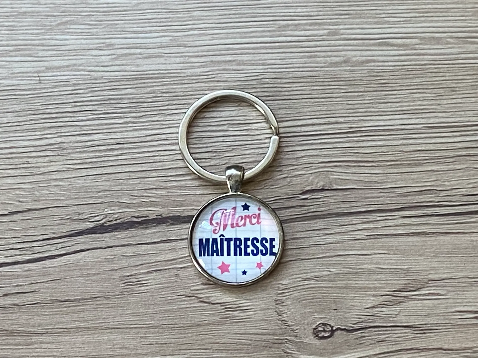 Porte-clé "merci maitresse"