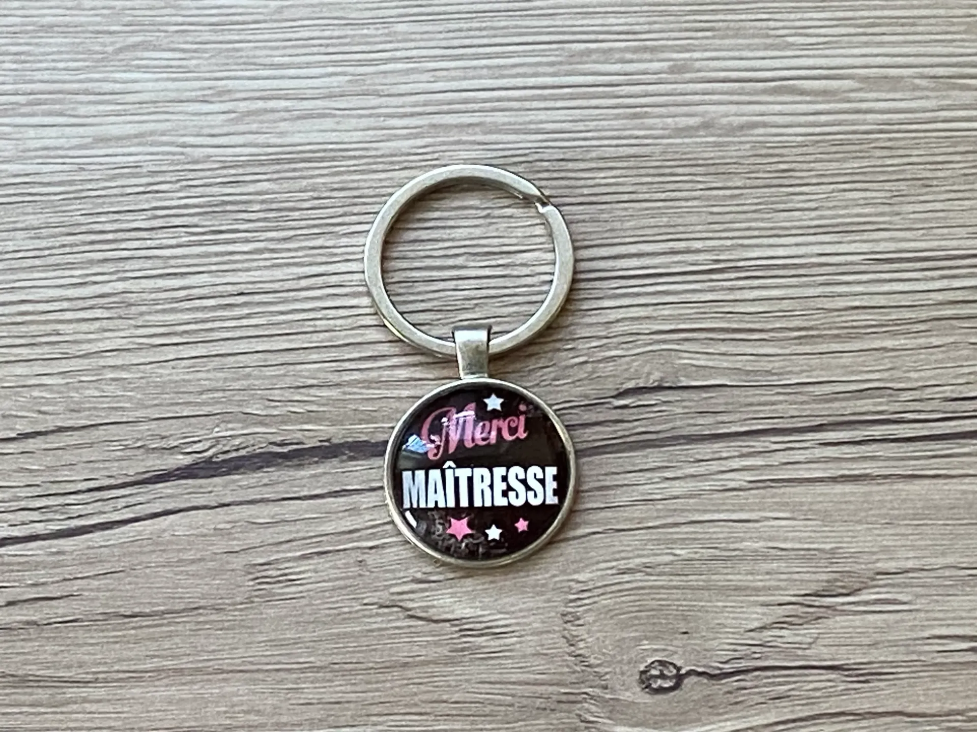 Porte-clé "merci maitresse"