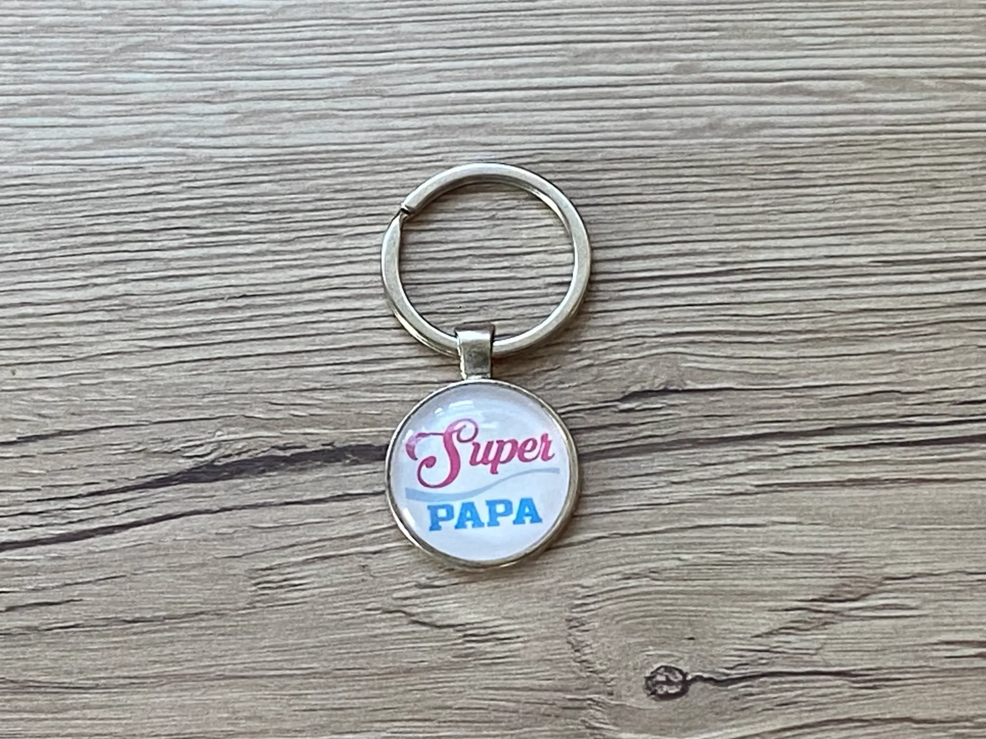 Porte-clé "super papa"
