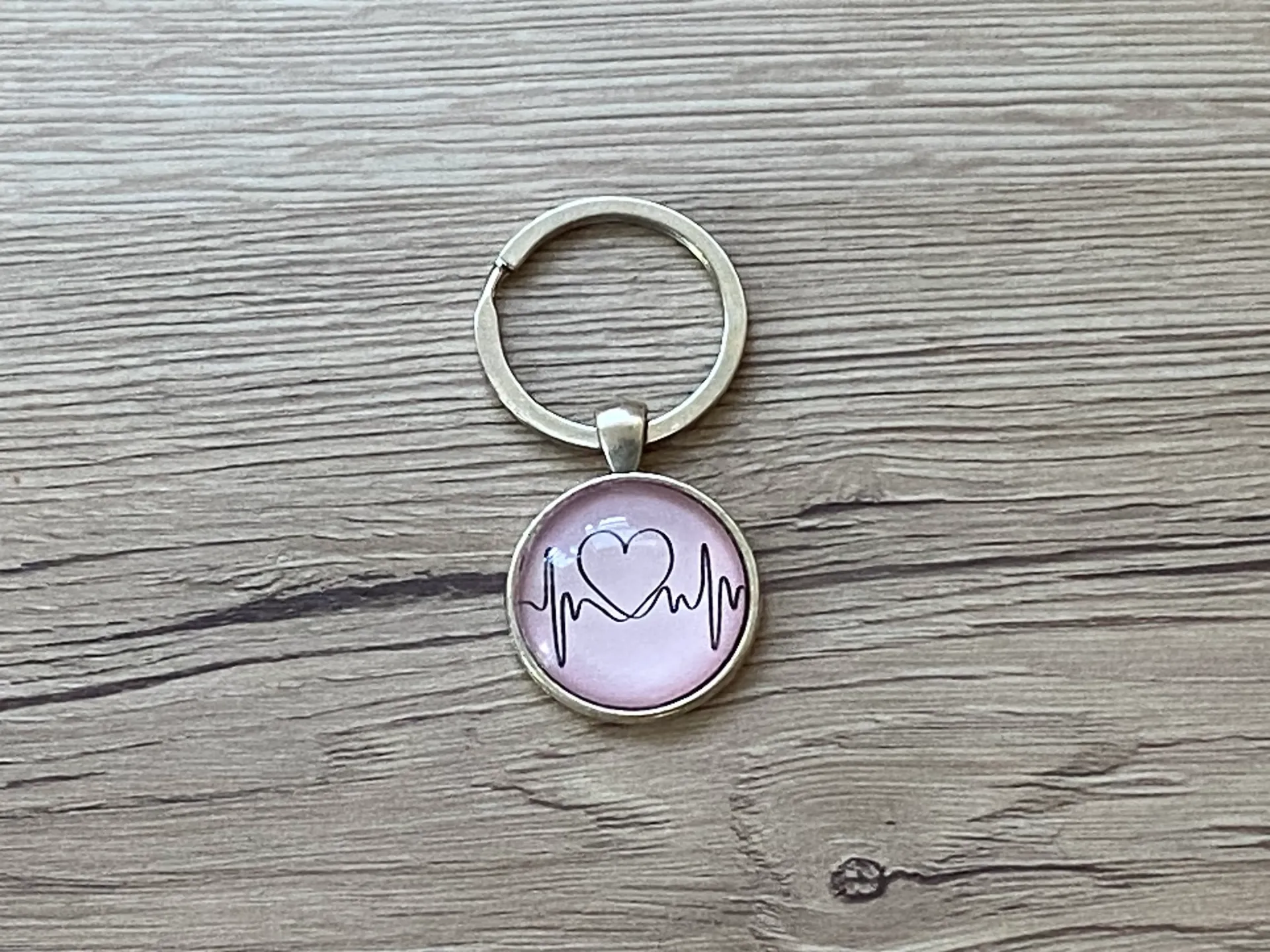 Porte-clé cœur avec battement de cœur 