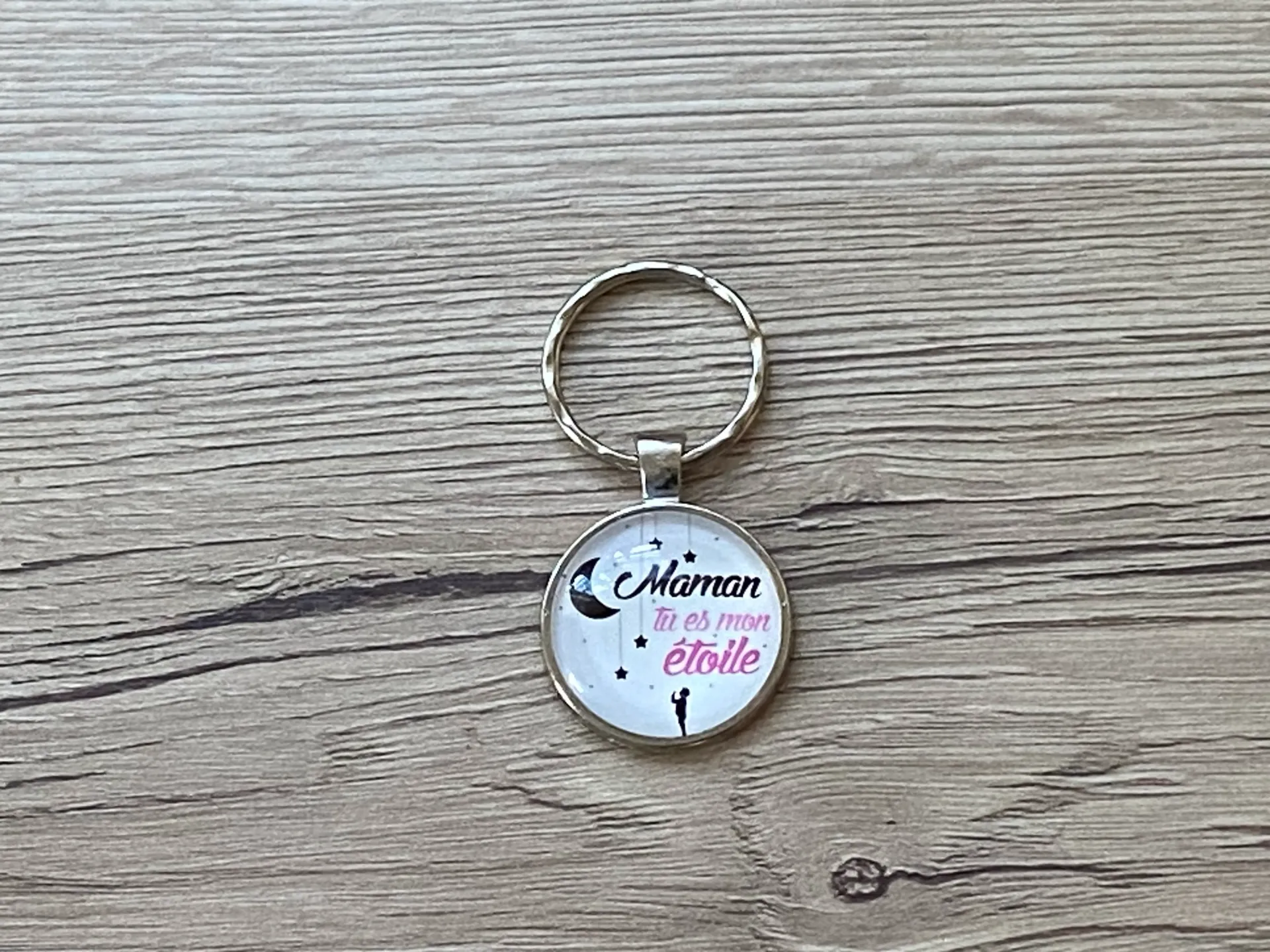 Porte-clé "maman tu es mon étoile"