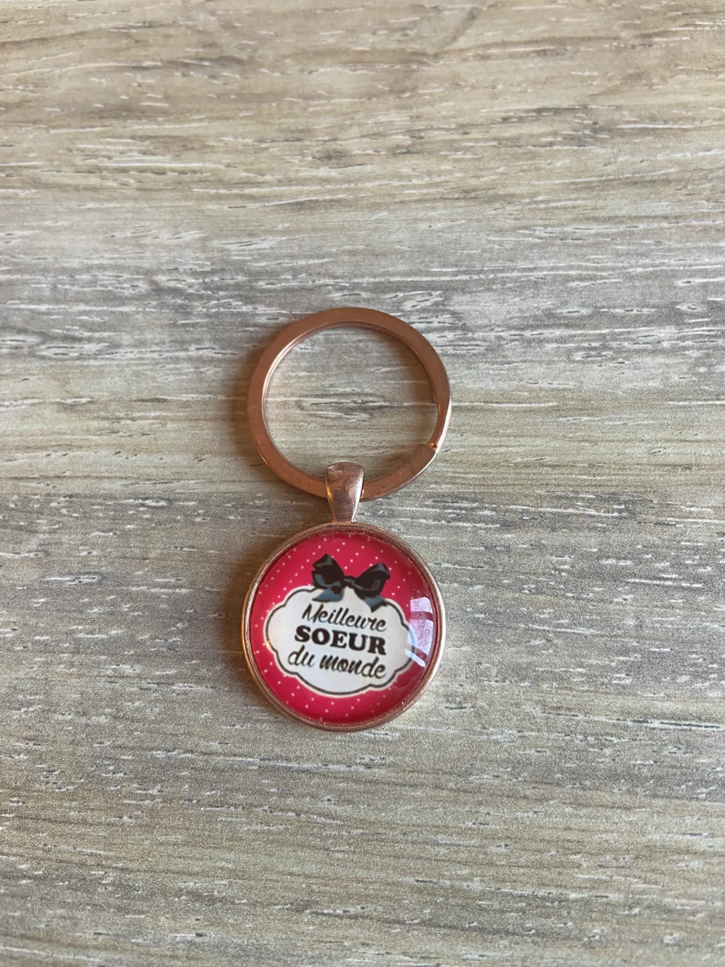 Porte-clé "Meilleure sœur du monde"
