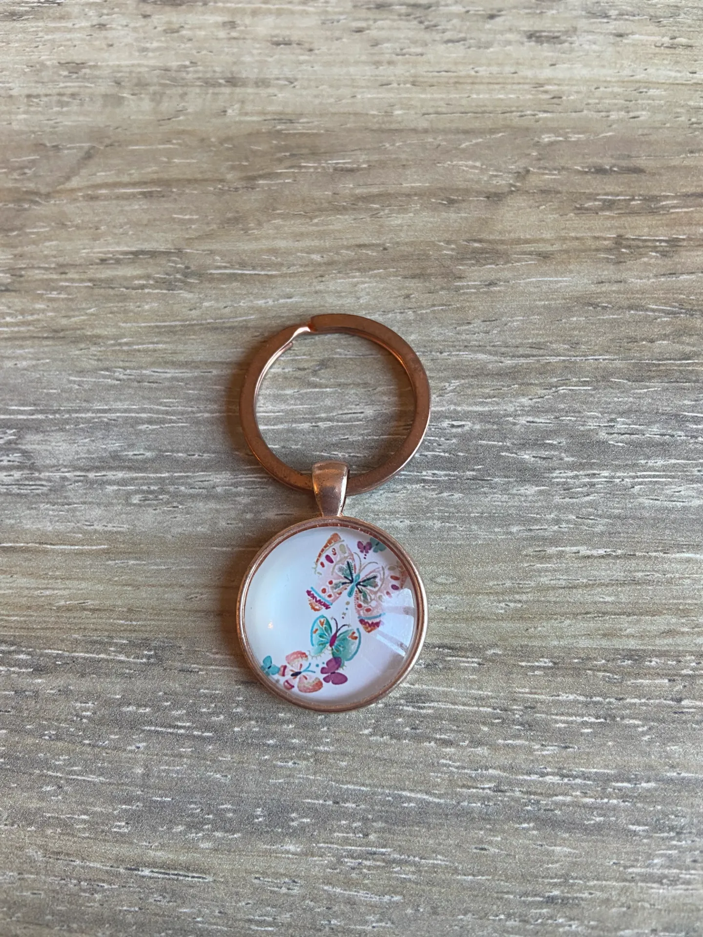 Porte-clé papillon