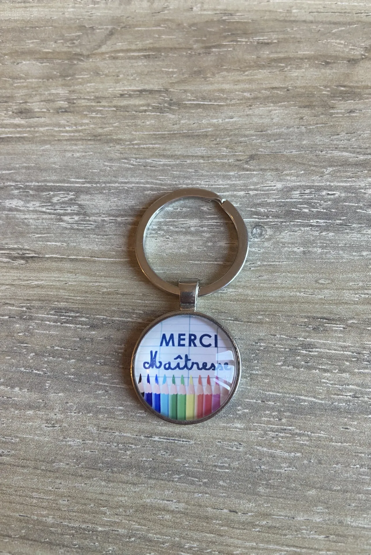 Porte-clé "merci maitresse"