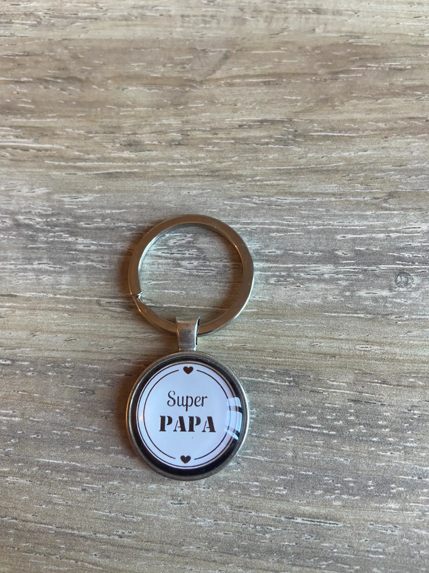 Porte-clé "super papa"