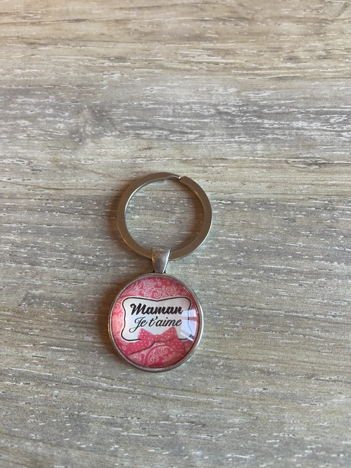 Porte-clé "maman je t'aime"